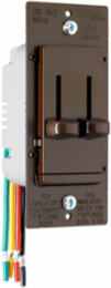 LS Series Fan Speed Control with Dimmer, Brown, 3-Speed, cULus & UL Listed