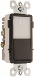 Night Light with 3-Way Switch, Black - 2.75 Inch Height, 1.6 Inch Width