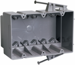 Triple Gang Switch and Outlet Box, 3-1/16 Inch Depth, UL Listed