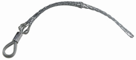 Medium Duty Flexible Eye Pulling Grip - 2.500-2.990 Inch Diameter, 24 Inch Length, 1/2 Inch Eye Diameter