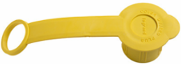 SteriGuard Antimicrobial Male Watertight Cap, 1.85 Inch Width, Yellow