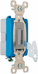 Industrial Extra Heavy Duty Lock Switch 15A 120/277V Gray