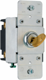 Heavy Duty 20A Key Lock Switch, 1.25 Inch Width, Matte Finish
