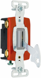 Heavy Duty Lock Switch 20A 120/277V, Gray, 3.281 Inch Height