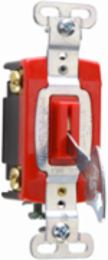 Industrial Heavy Duty 4-Way Lock Switch 20A 120/277V, Red