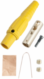Series 16 In-Line Connector, 400A 600V, #2 - 2/0 Cable, Yellow