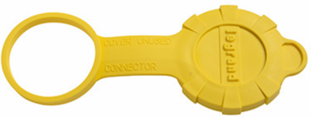 SteriGuardTM Antimicrobial Female Watertight Cap, 20A, Yellow, NSF Certified