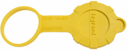 SteriGuard Antimicrobial Female Watertight Cap for 30A Locking Devices, Yellow