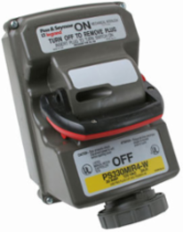 Non-Fusible Mechanical Interlock Receptacle 30A 120VAC 12-3/8 Inch Height