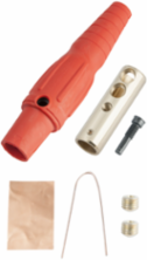 400A 600V Series 16 In-Line Connector, 2/0 - 4/0 Cable Size, Orange