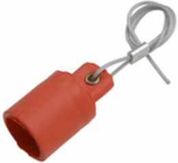 Series 16 Protective Caps and Adapters with Lanyard, Orange