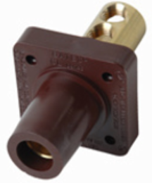 Series 16 Panel Mount 400A 600V Brown Nylon Housing