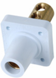 Series 16 Panel Mount, 400A 600V, White Nylon Housing