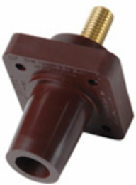 400A 600V Panel Mount F Thread, Brown Color