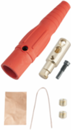 400A 600V Male Plug Connector, Orange, 6.875 Inch Length