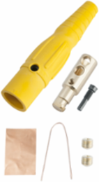 Series 16 In-Line Connector, 400A 600V, 6-7/8 Inch, Yellow