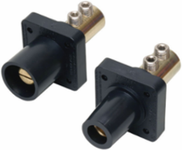 400A 600V Male Cam Panel Mount with Nylon Housing and Brass Contacts