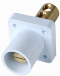 400A 600V Double Set Screw Panel Mount with Nylon Housing and Brass Contacts