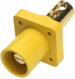 Series 16 Yellow Panel Mount, 400A 600V, Nylon Housing