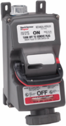 100A 3 Pole 4 Wire Mechanical Interlock, 9.5 Inch Depth, Gray