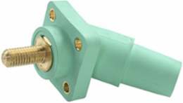 1-1/8 Inch 45 Female Threaded Stud Panel Mount, 2.25 Inch Wide
