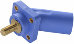 1-1/8 Inch 45 Blue Threaded Stud Panel Mount - Male, UL & CSA Listed