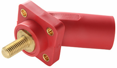 45 1-1/8 Inch Red Threaded Stud Panel Mount with Type 3R Rating
