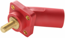 45 1-1/8 Inch Red Threaded Stud Panel Mount with Type 3R Rating