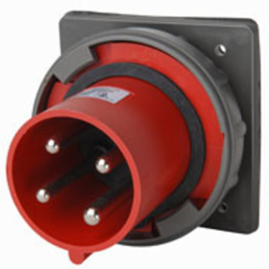 Watertight Pin & Sleeve Inlet 60A 3ø 480V, 4.25 Inch Length