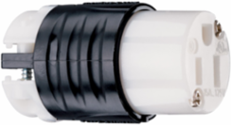 15A 125V Extra-Hard Use Spec-Grade Connector, Black, 2.638 Inch Length