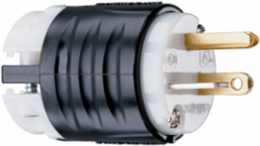 20A 125V Extra-Hard Use Spec-Grade Plug, Black, 1.752 Inch Length