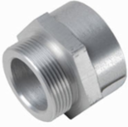 Pin and Sleeve Strain Relief Adapter, 30A, 3/4 Inch NPT, 1.28 Inch Length, 1.5 Inch Width