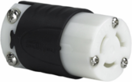 15A NEMA L615 Connector, Black & White, 2.598 Inch Length