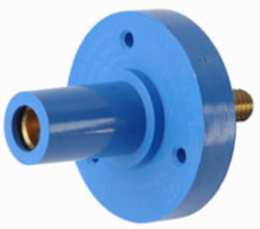 Series 15 Panel Mount 150A 600V Female Cam, Blue