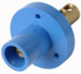 150A 600V Male Cam Panel Mount with Heavy-Duty Brass Contacts
