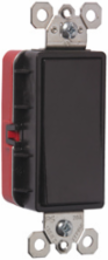Single Pole 20A Decorator Switch, Brown, Matte Finish