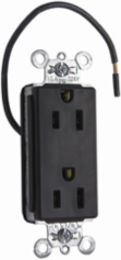PlugTail® Receptacle, 15A, 125V, 1.5 Inch Width, Brown