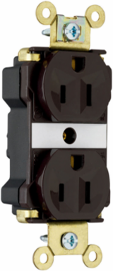 PlugTail® Industrial Receptacle 15A 125V Black, 2.75 Inch Height