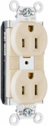 PlugTail® 15A 125V Spec-Grade Duplex Receptacle, Red, 1.322 Inch Width, 2.635 Inch Height