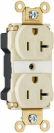 PlugTail® 20A 125V Heavy Duty Duplex Receptacle, Black, 2.75 Inch Height, 1.625 Inch Width
