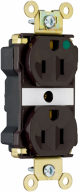 Extra Heavy Duty Hospital Grade Receptacle 15A, 125V, Gray, 1.625 Inch Width