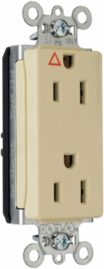 PlugTail Isolated Ground Receptacle 15A 125V Orange 3.281 Inch Height
