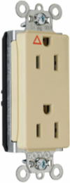 PlugTail Isolated Ground Receptacle 15A 125V Orange 3.281 Inch Height