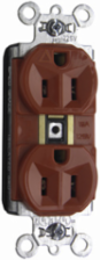 PlugTail Isolated Ground Receptacle, 15A 125V, Red, 2.75 Inch Height