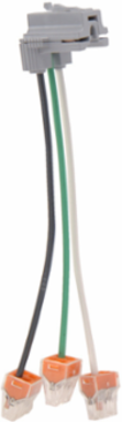 PlugTail Connectors Right Angle, Solid, 6 Inch with IDEAL Connector