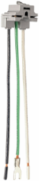 PlugTail® Connector, Right Angle with Ground Screw, 6 Inch Leads, #12 AWG
