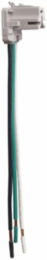 NAFTA-Compliant PlugTail Connectors, Right Angle, Stranded, 6 Inch