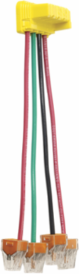 PlugTail Right Angle Switch, 4-Wire, 6 Inch Stranded THHN12