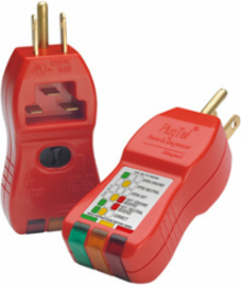 PlugTail Tester with Indicator Lights, 1.68 Inch Width, 3.93 Inch Height