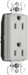 PlugTail 15A 125V Tamper-Resistant Duplex Receptacle 0.875 Inch Depth